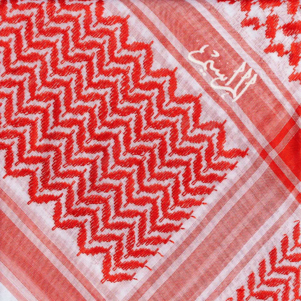 Traditional Red & White Shemagh