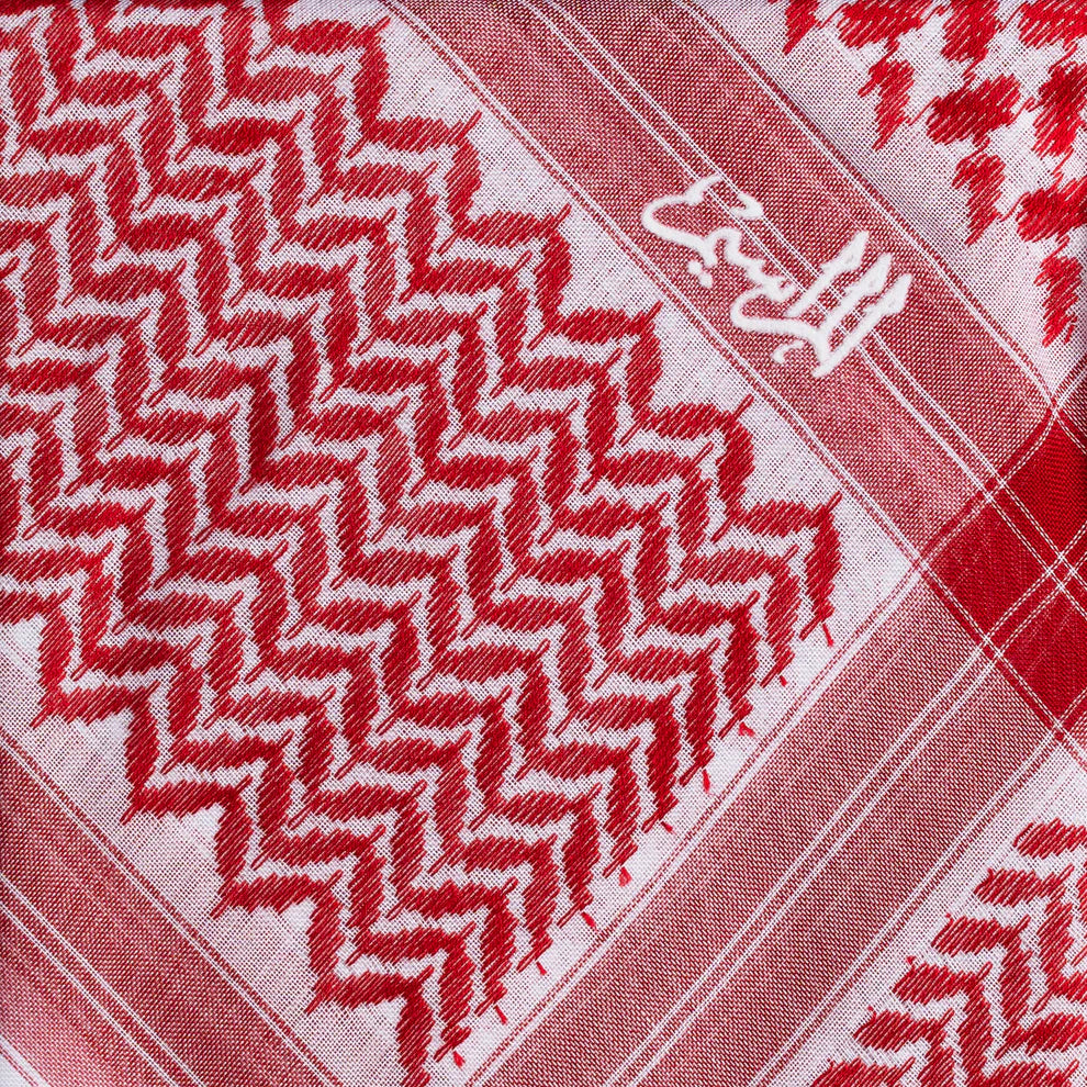 Premium Men’s Red & White Shemagh