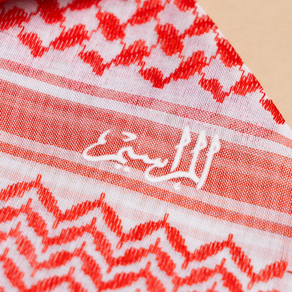 Traditional Red & White Shemagh