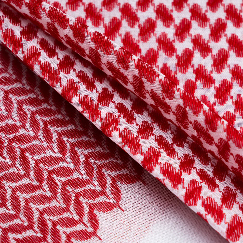 Men’s Classic Red & White Shemagh