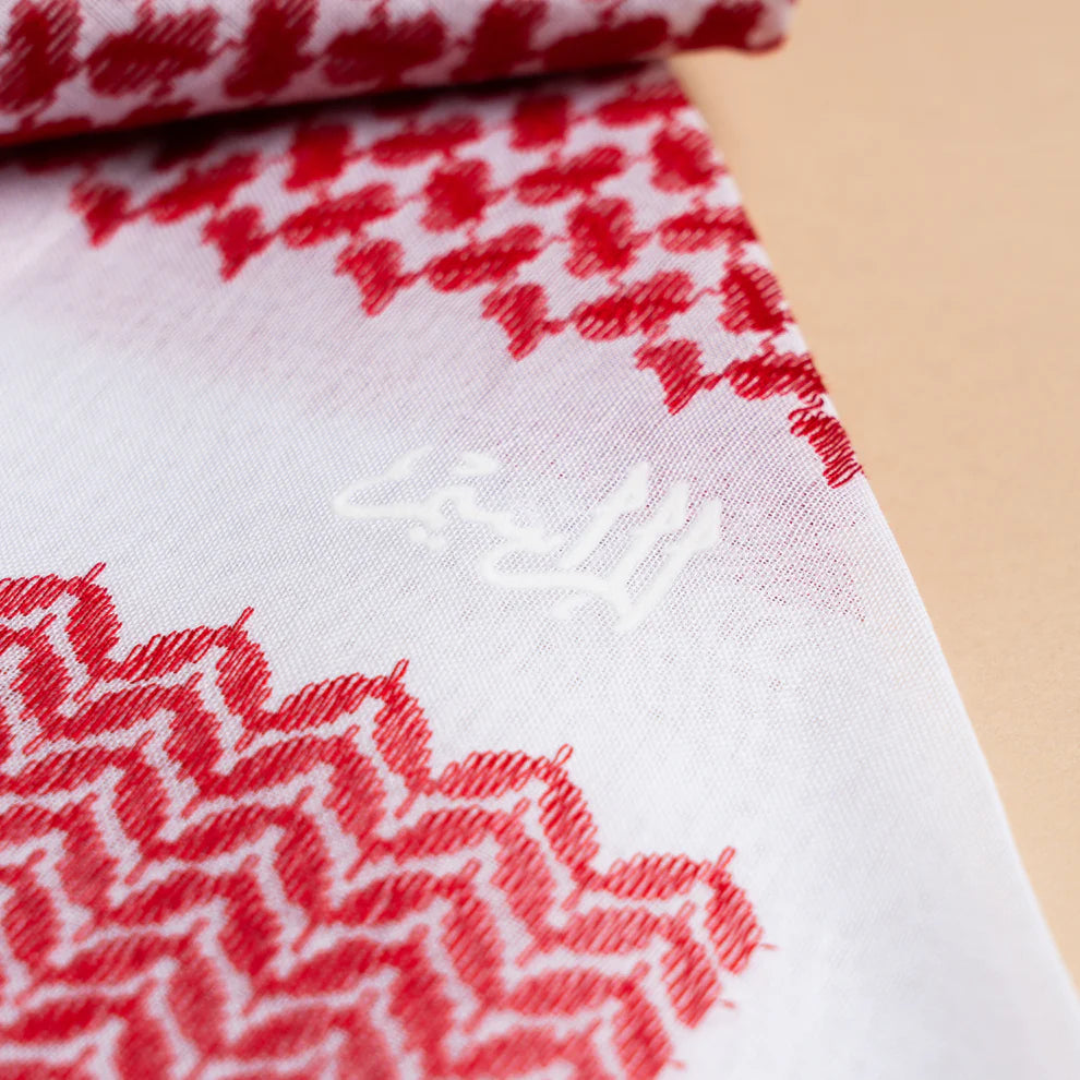 Men’s Classic Red & White Shemagh