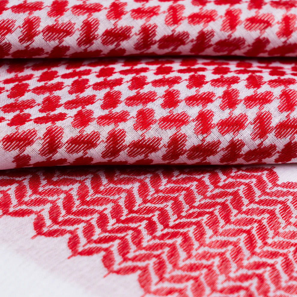Men’s Classic Red & White Shemagh