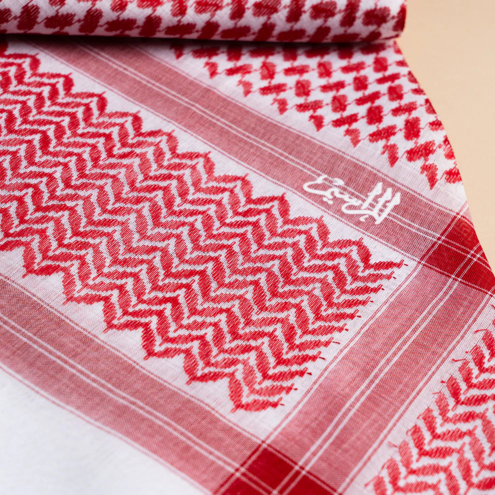 Premium Men’s Red & White Shemagh
