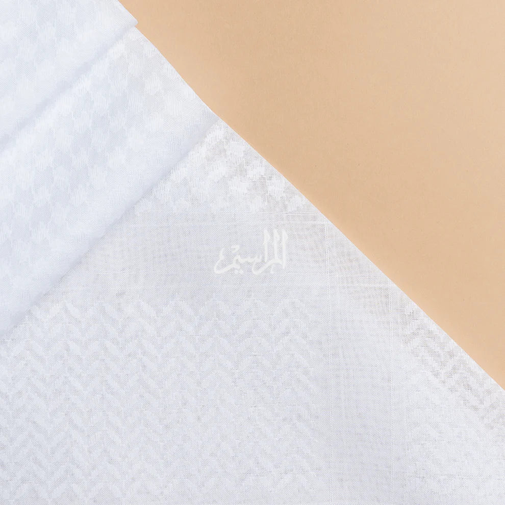 Premium Men’s White Shemagh
