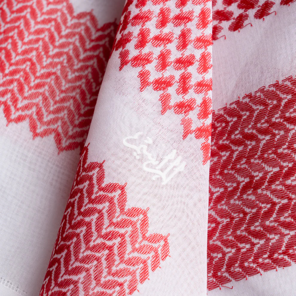 Men’s Classic Red & White Shemagh