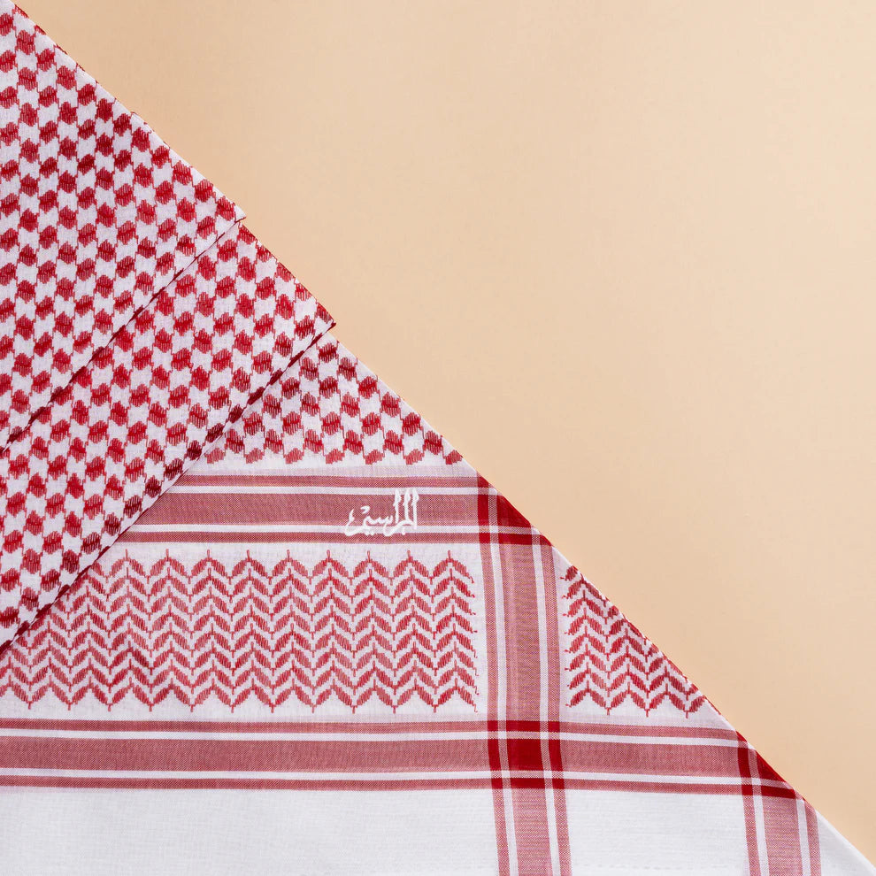 Shemagh AlMaraseem for Children - Red