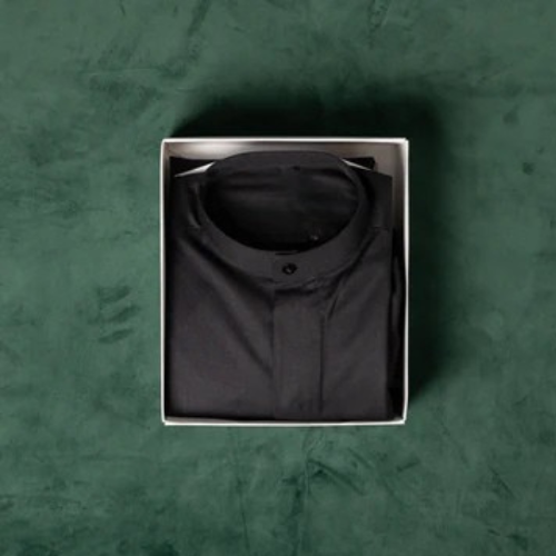 Al firdous Children's Winter Dishdasha - Black