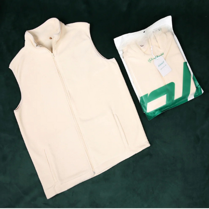 Men's Winter Vest - Beige