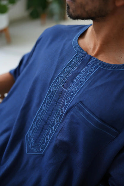 Classic Embroidered Home Dishdasha