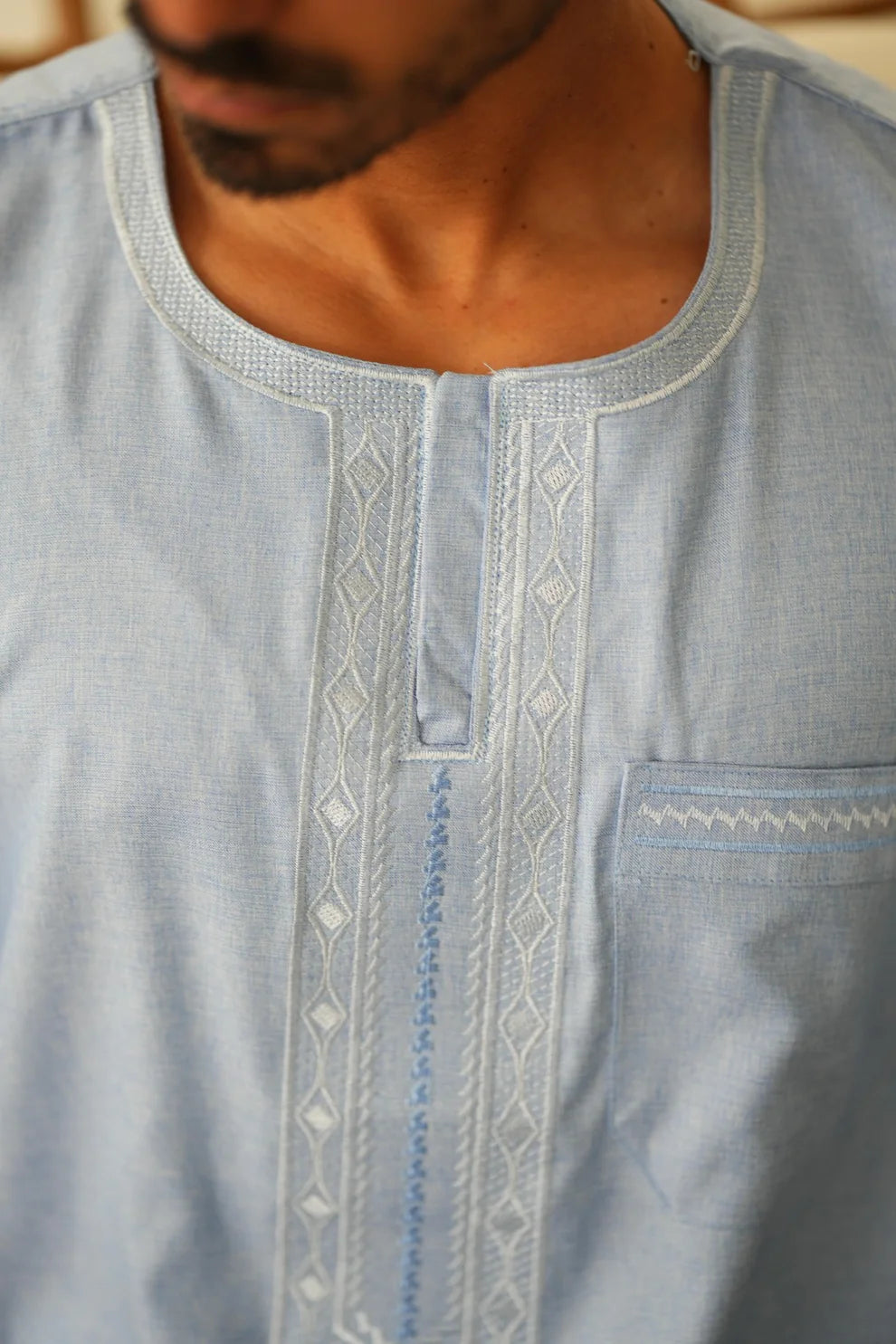 Classic Embroidered Home Dishdasha