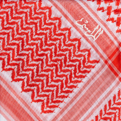 Traditional Red & White Shemagh