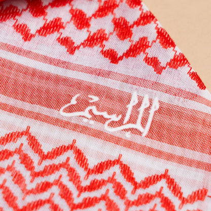 Traditional Red & White Shemagh