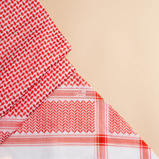 Traditional Red & White Shemagh