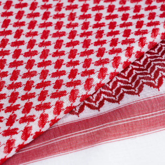 Premium Men’s Red & White Shemagh
