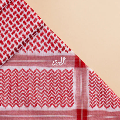 Premium Men’s Red & White Shemagh