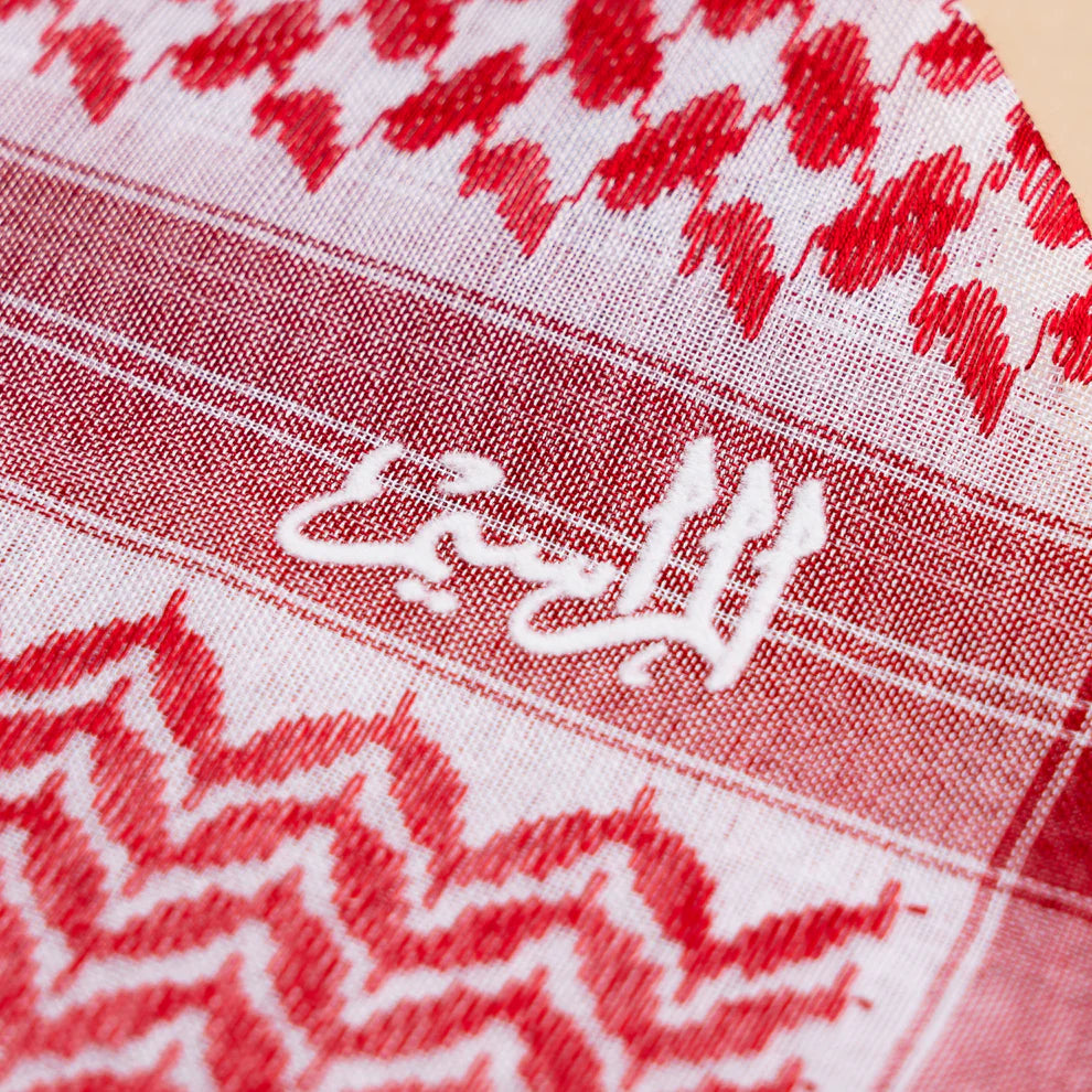 Premium Men’s Red & White Shemagh