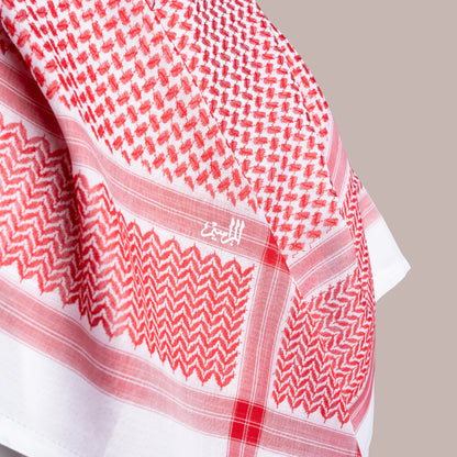 Premium Men’s Red & White Shemagh