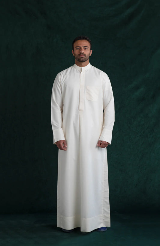 Men's Dishdasha - Light Yellow