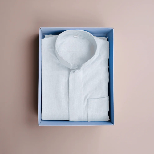 Men's Linen Dishdasha-White