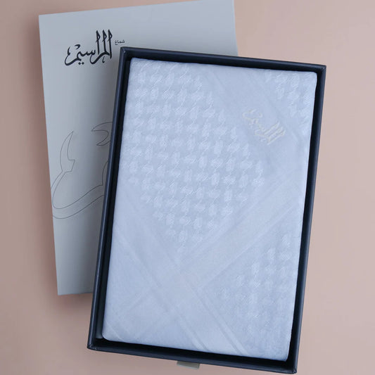 Elegant White Ghutra / Shemagh