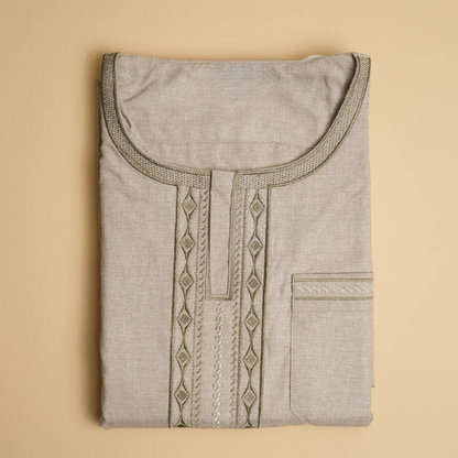 Classic Embroidered Home Dishdasha